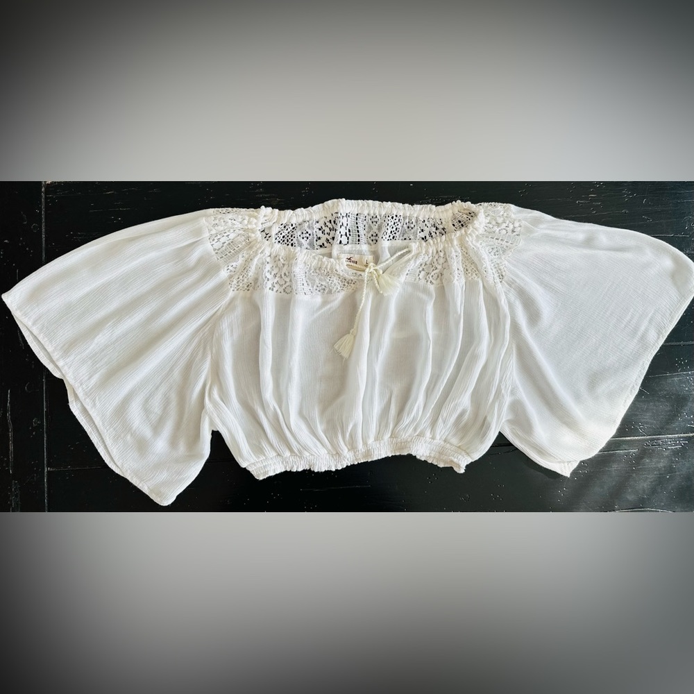 Crop top white